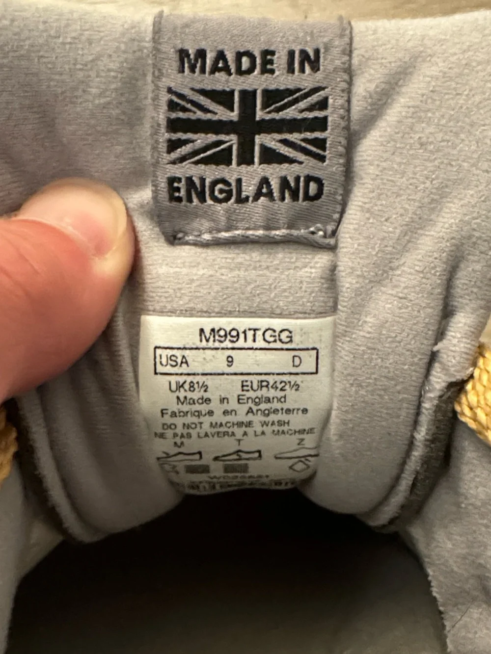 New Balance 991 Made In England Size 9